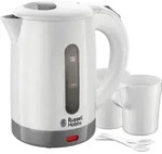 Russell Hobbs Wasserkocher Travel kettle 1.0 - Grau/Wei&szlig;