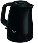 Tefal KO1508, 1,5 l, 2400 W, Schwarz, Kunststoff, Wasserstandsanzeige, Drahtlos -