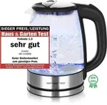 Emerio WK-119988, 1,7 l, 2200 W, Schwarz, Edelstahl - Schwarz/Silber