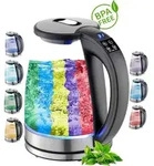 Ecosa Glas Wasserkocher mit Temperatureinstellung | 40&deg;C - 100&deg;C | 1,8 L |...
