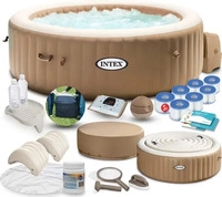 Dmuchane SPA Jacuzzi z hydromasażem 196 x 71 cm 4 os. + akcesoria premium INTEX