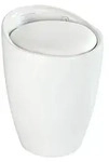WENKO Bad Hocker CANDY W&auml;sche Korb 20 L Sack Sammler Sitz Sortierer Box WC -...