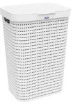 Rotho W&auml;schesammler 55 L Country - W&auml;schekorb gro&szlig; - W&auml;schetruhe 42,0 x 32,0 x