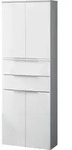 FACKELMANN Doppel-Hochschrank KARA / Badschrank mit Soft-Close-System / Ma&szlig;e...
