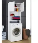 VCM Waschmaschinenschrank "Jutas" | &Uuml;berbau Waschmaschine - Wei&szlig;