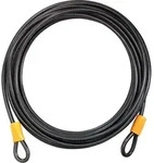 OnGuard 8073 Schlaufenkabel Akita 900cm, &Oslash; 10mm, mit 2 Schlaufen, schwarz/gelb