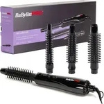 BaByliss PRO Warmluftb&uuml;rste Trio 3 auswechselbare B&uuml;rsten BAB3400E - Schwarz