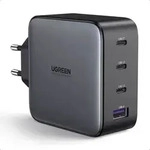 UGREEN USB-A+3xUSB-C 100W GaN Tech Fast Wall Charger EU Black - Schwarz