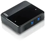 ATEN US234 USB 3.0-Peripherieger&auml;te-Switch mit 2 Ports - Schwarz