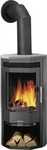 JUSTUS 653022, Justus | Kaminofen | Usedom 5 D | 5,5 kW | Stahl Gussgrau, Speckstein