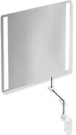 HEWI LED-Kippspiegel basic der Serie 801, mit integrierter LED-Beleuchtung