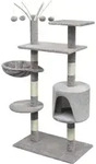 vidaXL Katzen-Kratzbaum 125 cm Grau - Grau