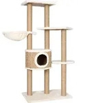 vidaXL Katzen-Kratzbaum 126 cm Seegras - Beige