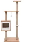 vidaXL Katzen-Kratzbaum mit Sisal-Kratzmatte 123 cm - Braun
