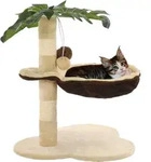 vidaXL Katzen-Kratzbaum mit Sisal-Kratzstange 50 cm Beige und Braun - Beige