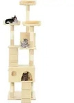 vidaXL Katzen-Kratzbaum mit Sisal-S&auml;ulen 170 cm Beige - Beige