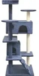 vidaXL Katzen-Kratzbaum Sisal 125 cm Dunkelblau - Blau
