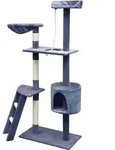 vidaXL Katzen-Kratzbaum Sisal 150 cm Dunkelblau - Blau