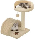 vidaXL Katzen-Kratzbaum Sisal 40 cm Beige und Braun - Beige