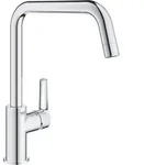 GROHE QuickFix Start, Standard, Chrom, Joystick, Einzelbild, 3/8", Keramik - Silber