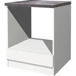 Flex Well Herdumbauschrank Lucca BxTxH 60 x 60 x 85 cm wei&szlig; matt zerlegt...