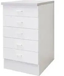 Flex Well Auszugunterschrank Speed BxTxH 50 x 50 x 85 cm wei&szlig; matt zerlegt...