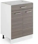 K&uuml;chenunterschrank Vicco R-Line Edelgrau 60 cm mit Schublade, ohne Arbeitsplatte,