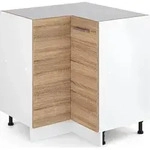 Eckunterschrank Vicco R-Line Sonoma 75.6 cm ohne Arbeitsplatte, Model 29732 -