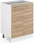 K&uuml;chenunterschrank Vicco R-Line Sonoma 60 cm ohne Arbeitsplatte, Model 29708 -