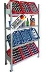 Lagerknecht &reg; Getr&auml;nkekistenregal 9 Kisten Germany professionelle Ordnung f&uuml;r