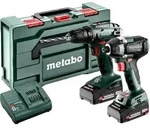 Metabo Akku Combo Set 2.8.1 18V, BS 18 + SSD 18 LT 200 BL, metaBOX 145 L