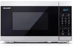 SHARP YC-MS02E-S Mikrowelle, 800W Mikrowellenleistung, 11 Leistungsstufen, silber -