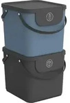 Rotho Aufbewahrungsbox Set 3tlg. 40L Albula - Kunststoffbox mit Deckel - Stapelbox