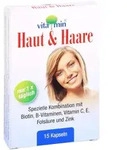 Haut+Haare Vitamin Natur Pharma Kapseln 15 St