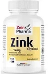 Zein Pharma - Zink, Glycinat, Zinkglycinat, 15mg, 120 Kapseln