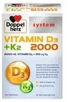Doppelherz system Vitamin D3 + K2 2000 Tabletten, 120 St. Tabletten