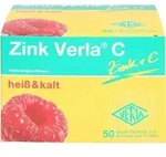 Zink Verla C Himbeer-Geschmack hei&szlig; & kalt Granulat, 50 St. Beutel