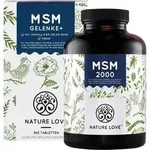 Nature Love&reg; MSM 2000mg mit Vitamin C | 365 Tabletten | 6 Monatsvorrat |...