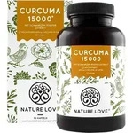 Nature Love&reg; Curcuma 15.000 | 90 Kapseln | 450 mg Curcumin pro Kapsel |...