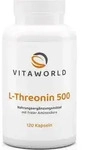 Vitaworld L-Threonin 500 | 120 Kapseln | 500 mg L-Threonin pro Kapsel |...