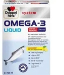 Doppelherz Omega-3 Liquid system, 3X150 ml FLU