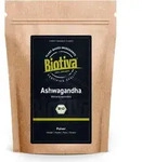 Biotiva Ashwagandha Pulver 1000g aus biologischem Anbau