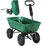Miweba Bollerwagen Dumper | Transportwagen mit Kippfunktion - Handkarre -...