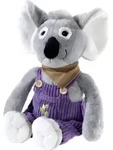 Heunec LATZHOSEN-GANG Koala Emily Eukalyptus Gr&ouml;&szlig;e 35 cm - Grau