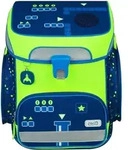 Scooli EasyFit Schulranzen-Set 5-teilig Glow Edition Level Up neongelb - Blau