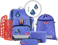 Step by Step 00183683, Step by Step Ranzen-Set 2IN1 PLUS, 6-teilig Lila Kinder