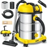 MASKO&reg; Industriestaubsauger, Nass Trockensauger HEPA, 3 in 1 Filtersystem, 58 l/s