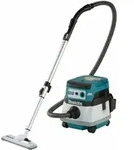 Makita DVC865LZX3, Trocken&Nass, Schwarz, Blau, Wei&szlig;, L, Drehregler, 8 l, 8 l -