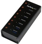 StarTech.com 7 Port USB 3.0 Hub - Metallgeh&auml;use - Desktop oder Wandmontierbar -