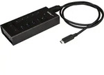 StarTech.com USB Hub 7 Port - Metall - USB-A zu 3x USB-C und 1x USB-C - USB 3.0 -